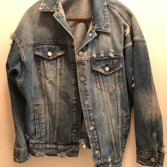 Lulus oversized denim jacket - Picture 5 of 6
